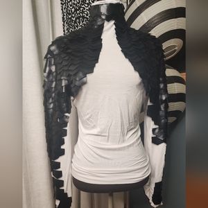 AKIRA Black and White Shirt